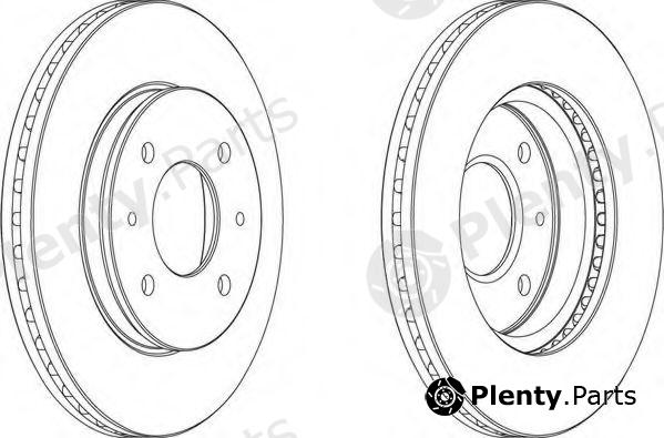  FERODO part DDF391 Brake Disc