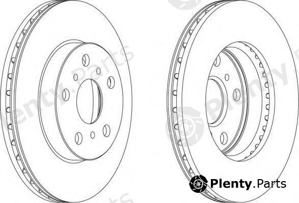  FERODO part DDF402 Brake Disc