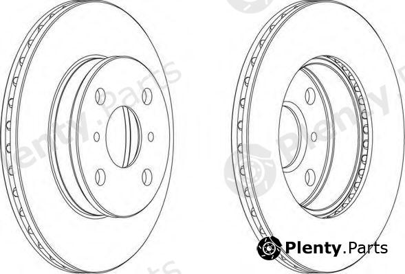  FERODO part DDF413 Brake Disc