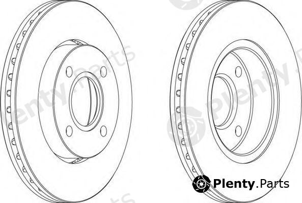  FERODO part DDF423 Brake Disc