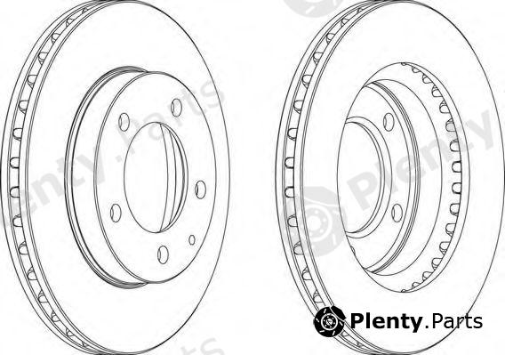  FERODO part DDF496 Brake Disc