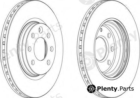  FERODO part DDF510 Brake Disc