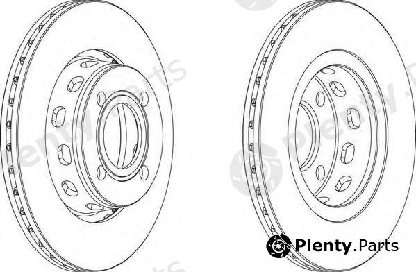  FERODO part DDF517 Brake Disc
