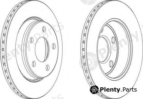  FERODO part DDF519 Brake Disc