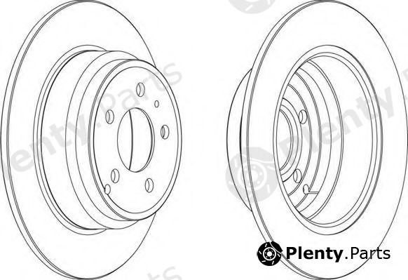  FERODO part DDF552 Brake Disc