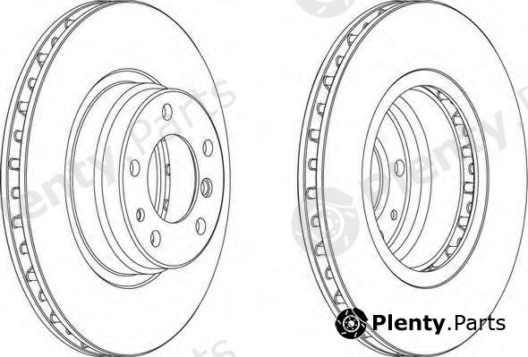  FERODO part DDF624 Brake Disc