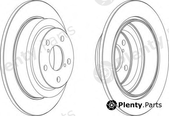  FERODO part DDF678 Brake Disc
