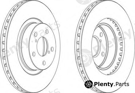  FERODO part DDF679 Brake Disc