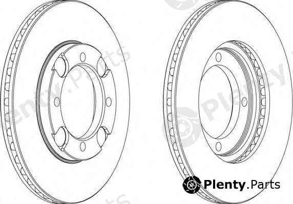  FERODO part DDF692 Brake Disc