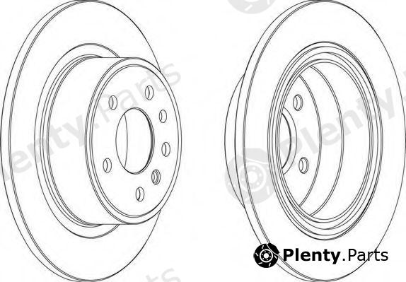  FERODO part DDF698 Brake Disc