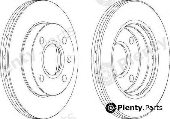  FERODO part DDF766 Brake Disc