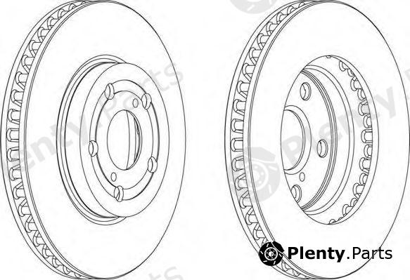  FERODO part DDF799 Brake Disc