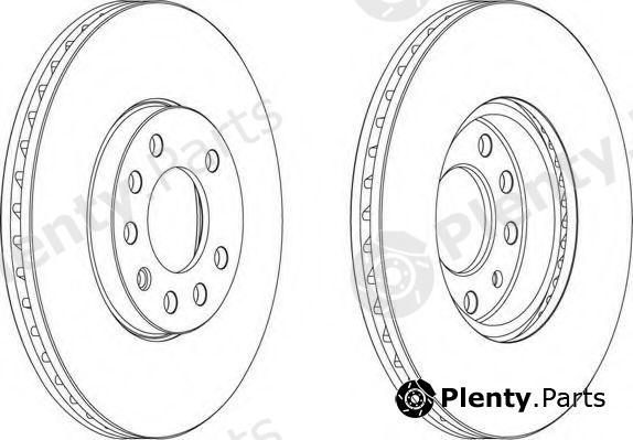  FERODO part DDF810 Brake Disc
