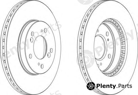  FERODO part DDF829 Brake Disc