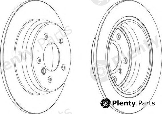  FERODO part DDF835 Brake Disc
