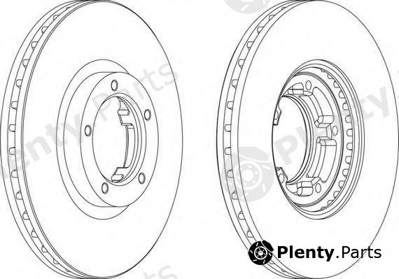  FERODO part DDF848 Brake Disc
