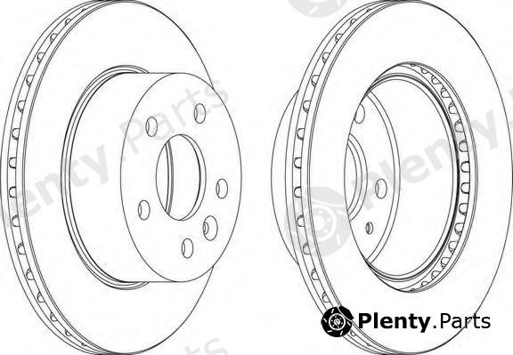  FERODO part DDF860 Brake Disc