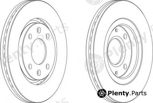  FERODO part DDF870 Brake Disc
