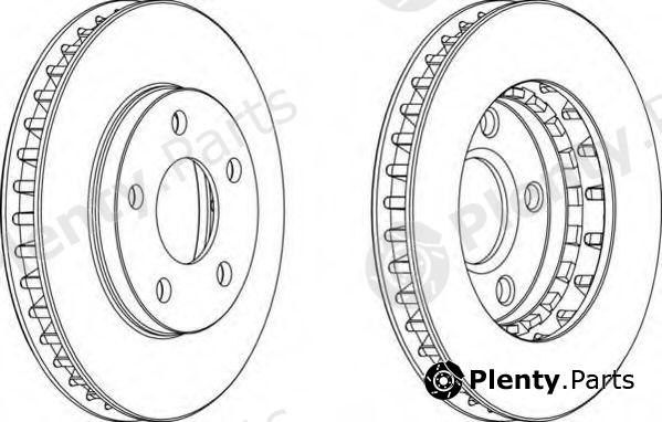  FERODO part DDF1030 Brake Disc