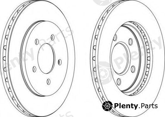  FERODO part DDF1058 Brake Disc