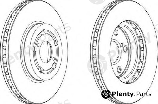 FERODO part DDF1064 Brake Disc
