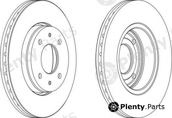  FERODO part DDF1068 Brake Disc
