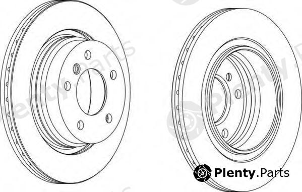  FERODO part DDF1073 Brake Disc