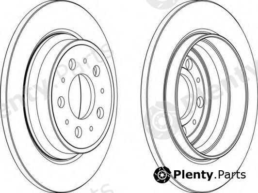  FERODO part DDF1079C-1 (DDF1079C1) Brake Disc