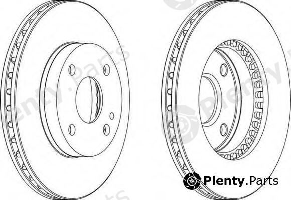  FERODO part DDF1104 Brake Disc