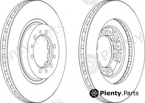  FERODO part DDF1109 Brake Disc