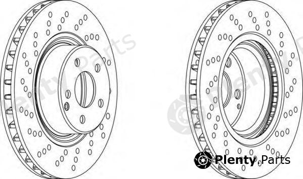  FERODO part DDF1120-1 (DDF11201) Brake Disc