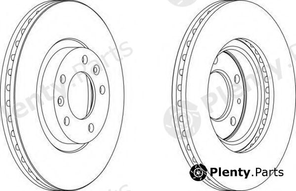  FERODO part DDF1132 Brake Disc