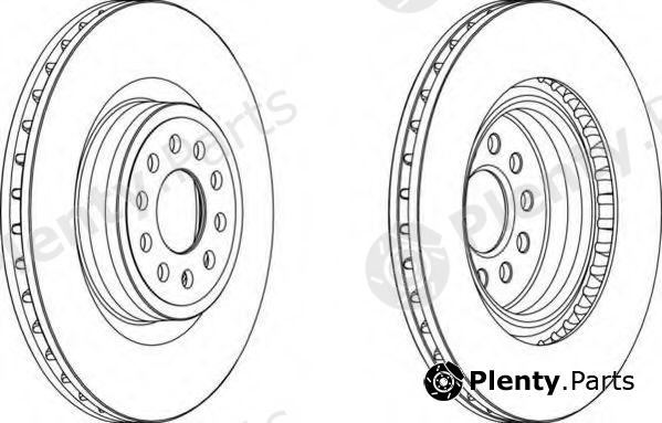  FERODO part DDF1137C-1 (DDF1137C1) Brake Disc