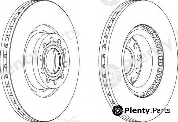  FERODO part DDF1150 Brake Disc