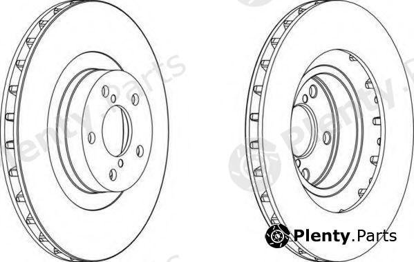 FERODO part DDF1175 Brake Disc