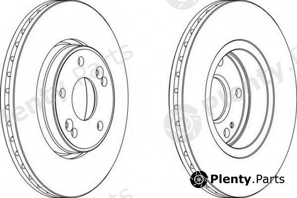  FERODO part DDF1182 Brake Disc