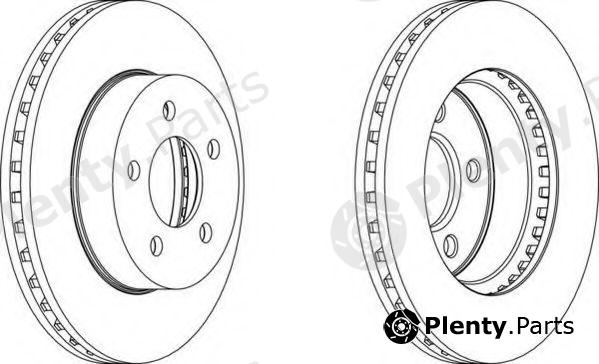  FERODO part DDF1184 Brake Disc