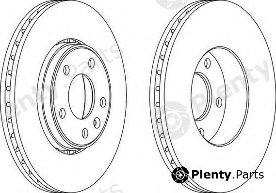  FERODO part DDF1204C-1 (DDF1204C1) Brake Disc