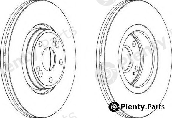  FERODO part DDF1205 Brake Disc