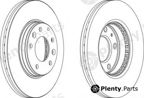  FERODO part DDF1210 Brake Disc