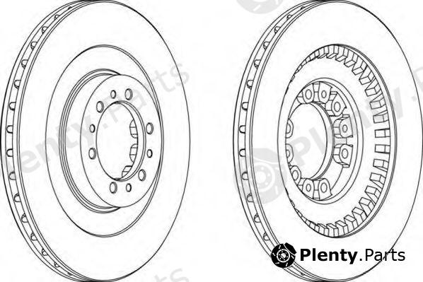  FERODO part DDF1212 Brake Disc