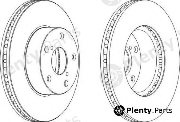  FERODO part DDF1216 Brake Disc