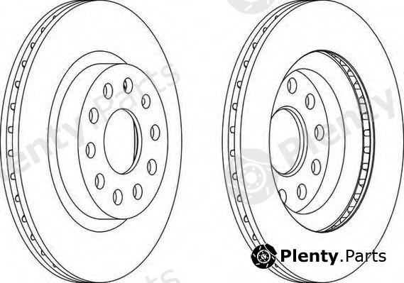  FERODO part DDF1223C-1 (DDF1223C1) Brake Disc