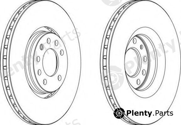  FERODO part DDF1237 Brake Disc