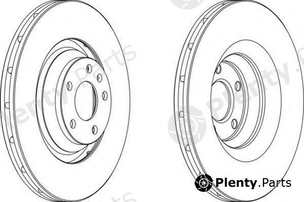  FERODO part DDF1238C-1 (DDF1238C1) Brake Disc