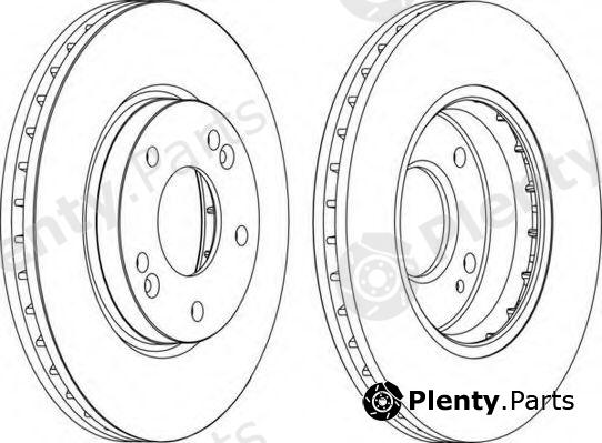  FERODO part DDF1239 Brake Disc