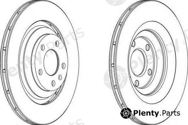  FERODO part DDF1240-1 (DDF12401) Brake Disc