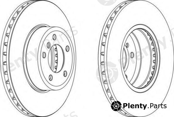  FERODO part DDF1242 Brake Disc