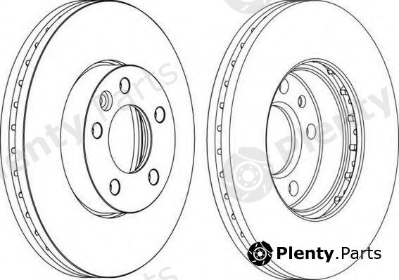  FERODO part DDF1253 Brake Disc
