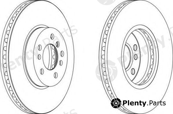  FERODO part DDF1256 Brake Disc